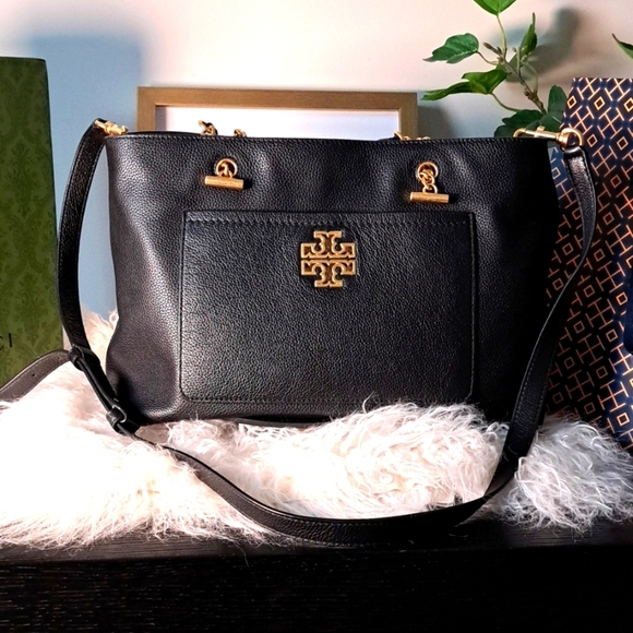 Tory Burch Britten Satchel EUC - Picture 1 of 13